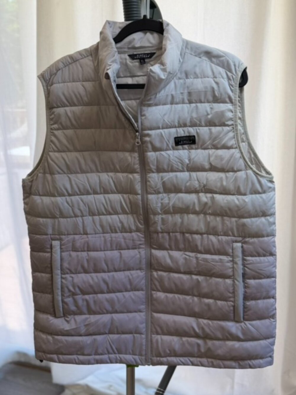 Simply Southern Women’s Lightweight Quilted Puffer Vest Gray